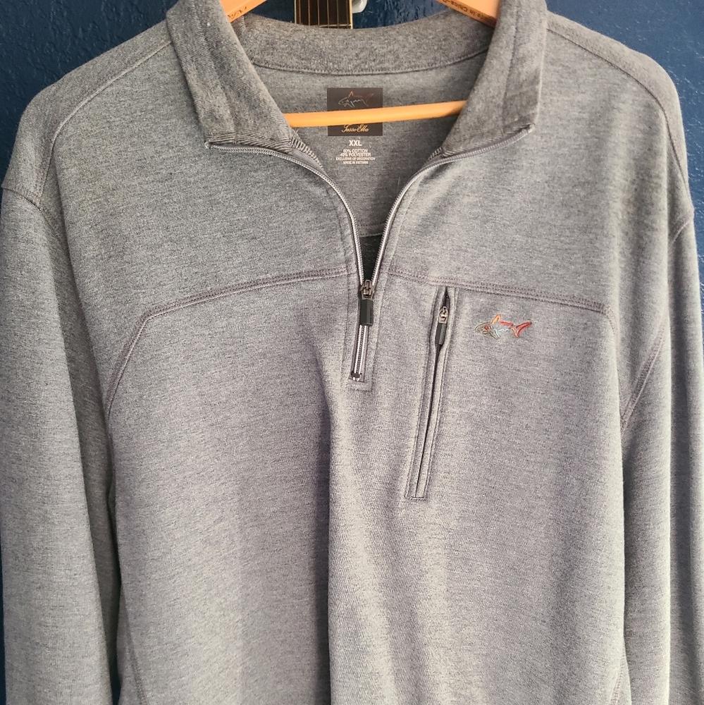 Greg Norman golf pull over quarter zip